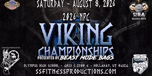 2026 Maximus Posing Suits NPC Viking Championships