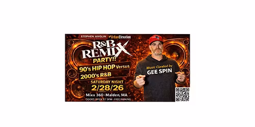 R&B Remix: 90's Hip Hop Vs 2000's R&B, Featuring DJ Gee Spin