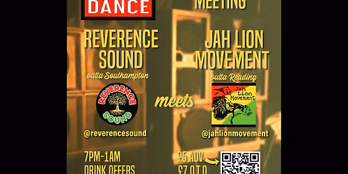 Reggae Roots Dance 3: Reverence Sound meets Jah Lion Movement\n