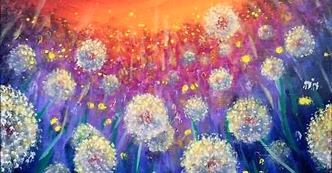 Happy Hour ($37) Dandelions at Dusk