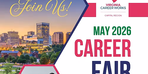 Virginia Career Works - Henrico Center's May 2026 Career Fair