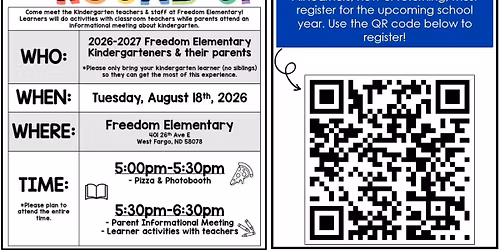 Freedom Kindergarten Round Up