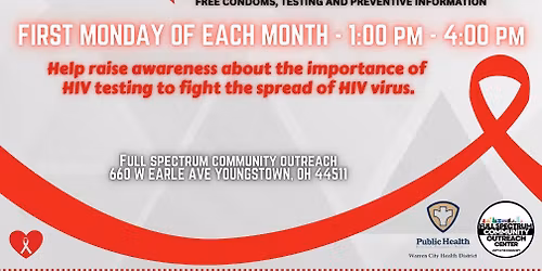 Monthly Free HIV Testing at Full Spectrum