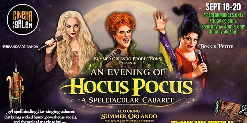 An Evening of Hocus Pocus: A Spelltacular Cabaret