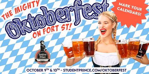 The Mighty Oktoberfest is back on October 9th & 10th!