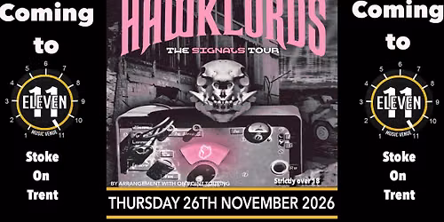 Hawklords the signals tour, live at Eleven Stoke on trent