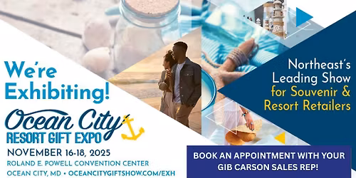 Gib Carson at Ocean City Souvenir & Gift Show