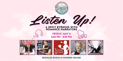 Listen Up! A spicy evening with romance narrators