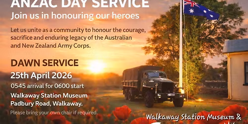 Walkaway ANZAC Day Dawn Service 2026