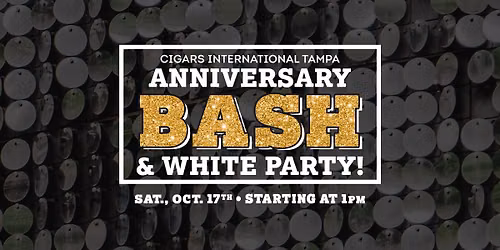Anniversary Bash & White Party!