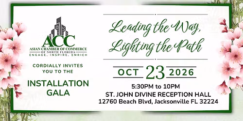 ACC Installation Gala: Leading the Way, Lighting the Path