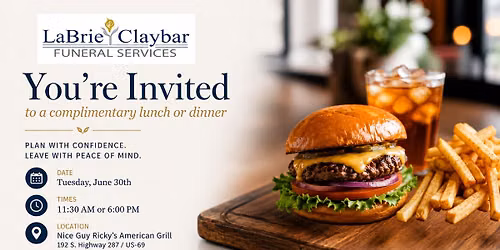 You're Invited! Plan with Confidence. Leave with Peace of Mind.