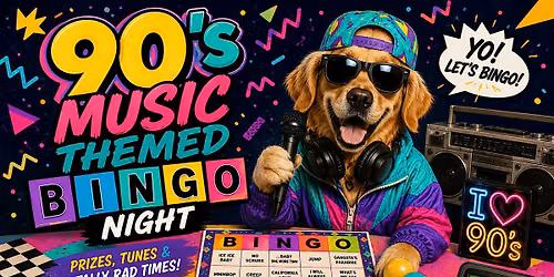 90s Music Bingo Night - PupPass+ Members Only