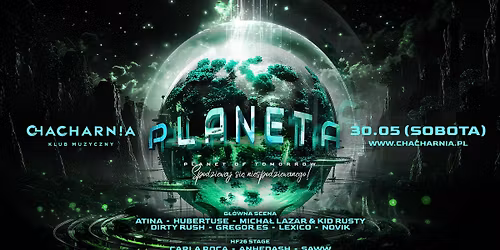 \u26ab\ufe0f "PLANETA" FESTIWAL \ud83e\ude90 (15 ARTYST\u00d3W \ud83c\udfa7 | TECHNO NAMIOT\ud83c\udfaa) | 30.05 (SOBOTA) 
