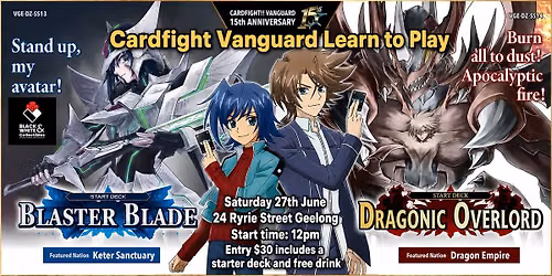 Cardfight Vanguard Learn to Play