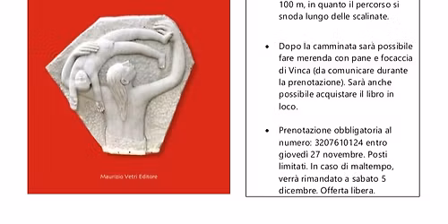 Camminata con l'autrice nel borgo di Vinca: tra memorie di guerra e ricordi di scuola (MS)