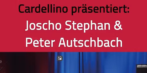 Joscho Stephan & Peter Autschbach - Cardellino pr\u00e4sentiert