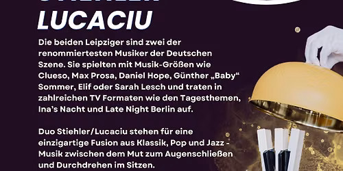 Duo Stiehler \/ Lucaciu Konzert in Luckau