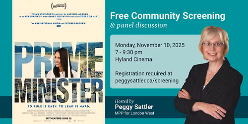 Prime Minister - FREE Community Screening and Discussion Panel