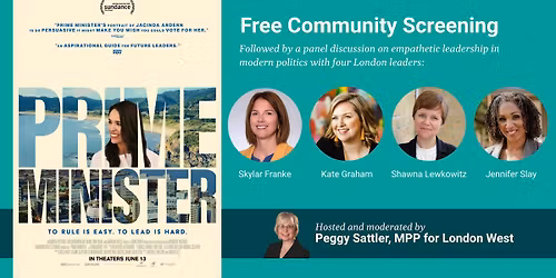Prime Minister - FREE Community Screening and Discussion Panel