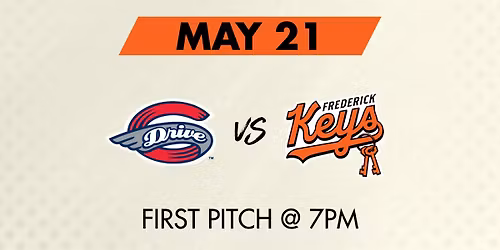Taphouse Thursday | Greenville Drive vs Frederick Keys @7pm 