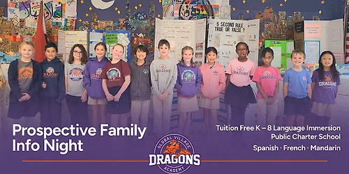Prospective Family Info Night: Tuition-Free K-8 Language Immersion School