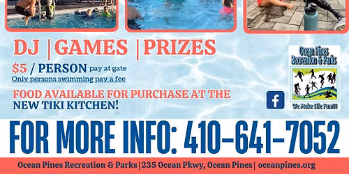 Family Fun Nights at the Yacht Club Pool