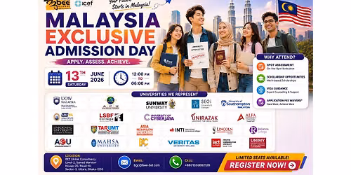 MALAYSIA EXCLUSIVE ADMISSION DAY