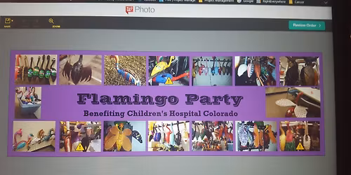 Flamingo Decorating Party for Children's Hospital