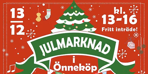Julmarknad i \u00d6nnek\u00f6p
