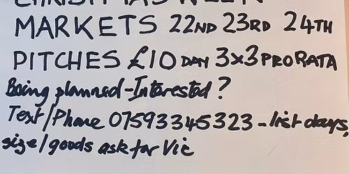 TES Christmas Week Markets 22 23 24 Dec 2025