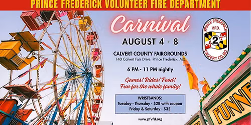 Prince Frederick Volunteer Fire Departments Carnival