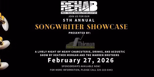 5th Annual San Angelo Songwriter Showcase