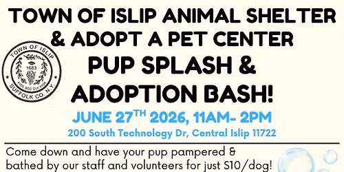 Pup Splash & Adoption Bash!
