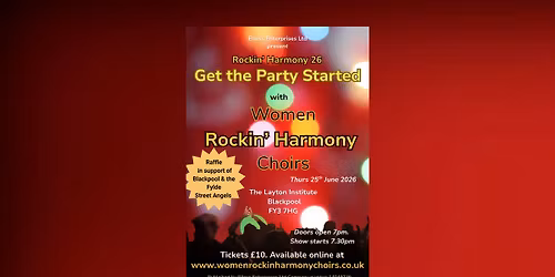 Rockin' Harmony '26: Get The Party Started - Women Rockin' Harmony Choirs' Summer Show Blackpool