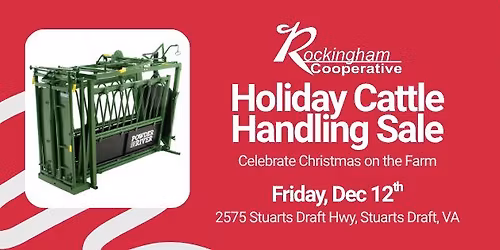 Holiday Cattle Handling Sale - Augusta