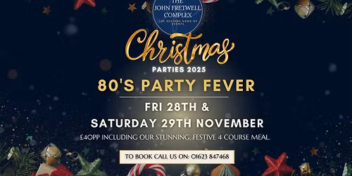 Christmas Party- \ud83e\udea9 80's FEVER! \ud83e\udea9