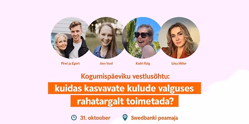 Kogumisp\u00e4eviku vestlus\u00f5htu: kuidas kasvavate kulude valguses rahatargalt toimetada?\ud83d\udcb8