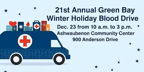 21st Annual Green Bay Winter Holiday Blood Drive