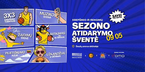 Krep\u0161inio ir rengini\u0173 sezono atidarymo \u0161vent\u0117