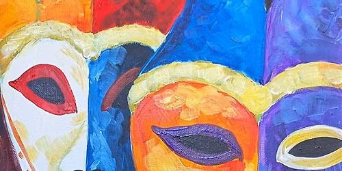 SOLIHULL Paint Night - Mardi Gras