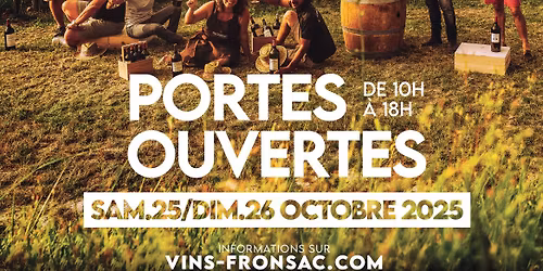 Portes Ouvertes en Fronsac  au CHATEAU LAMBERT- 25 & 26 octobre 2025