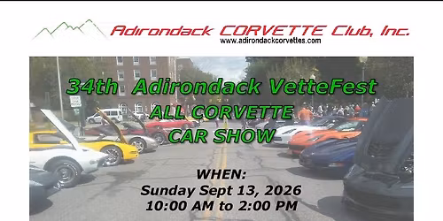 Adirondack Corvette VetteFest