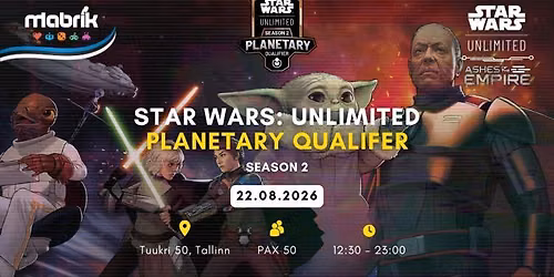 Star Wars: Unlimited - Planetary Qualifier