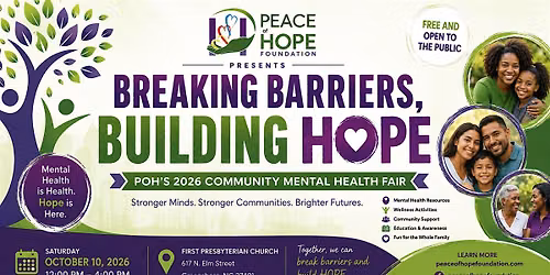 Breaking Barriers, Building HOPE: POH\u2019s 2026 Community Mental Health Fair