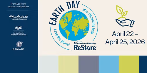 Celebrate Earth Day at the ReStore: This Earth Day, Don\u2019t Throw Out\u2014Donate!