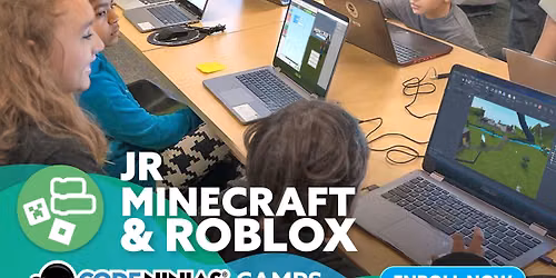 JR Minecraft & Roblox Summer Camp \ud83e\uddf1 (Ages 5\u20137)