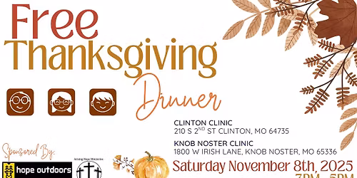 \ud83c\udf42 Free Thanksgiving Dinner for TPP Families \ud83e\udd83