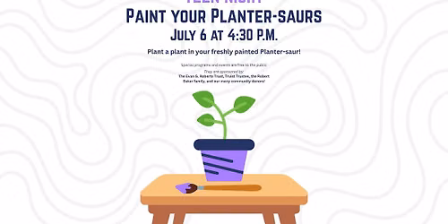 Paint your Planter-saurs