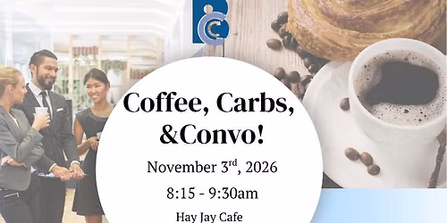 Coffee, Carbs & Convo- Sponsored by Empty Nest Blossoms & Empty Nest Travel
